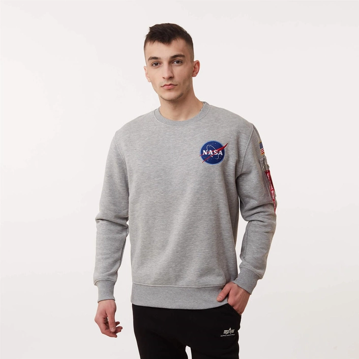 Alpha Industries NASA SPACE SHUTTLE GREY HEATHER