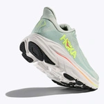 HOKA Clifton 10 жіночі кросівки для бігу Sea Glass / Neon Flame