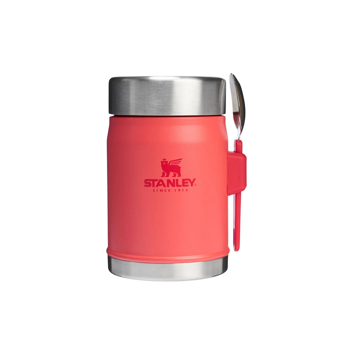 Stanley Classic Legendary Food Jar + Spork 0,4 L Hot Coral