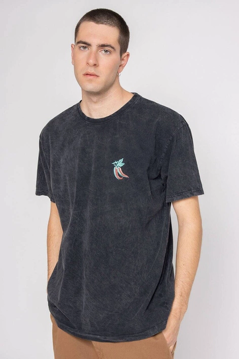 Kaotiko Black Sunset Washed T-shirt