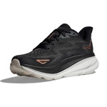 HOKA Clifton 9 жіночі кросівки для бігу Black / Rose Gold