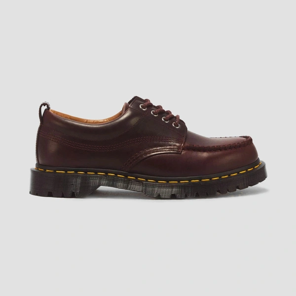 Dr. Martens Lowell 4 Eye Crazy Horse Leather Moc Toe Shoes DM43679001