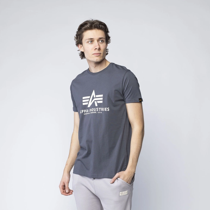 Alpha Industries BASIC T-SHIRT GREYBLACK
