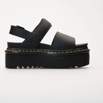 Dr. Martens сандалі на платформі Voss Quad чорні жіночі 26725001