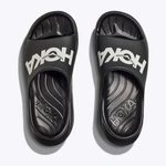 HOKA Ora Athletic Slide унісекс шльопанці для відновлення Black / White