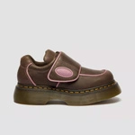 Dr. Martens жіночі туфлі на липучці Buzz Strap Wyoming темно-коричневі 42845200