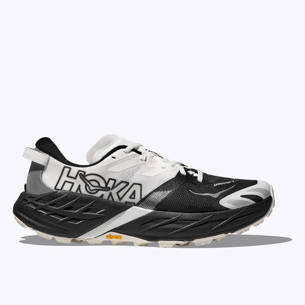 HOKA Speedgoat 7 жіночі кросівки для трейлраннінгу Black/White