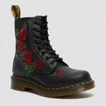 Dr. Martens жіночі черевики 1460 Vonda Floral з вишивкою чорні 24722001