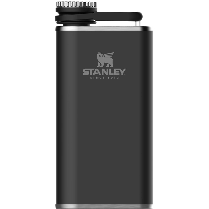 Stanley Classic Easy Fill Wide Mouth Flask - Matte Bla 0.23L