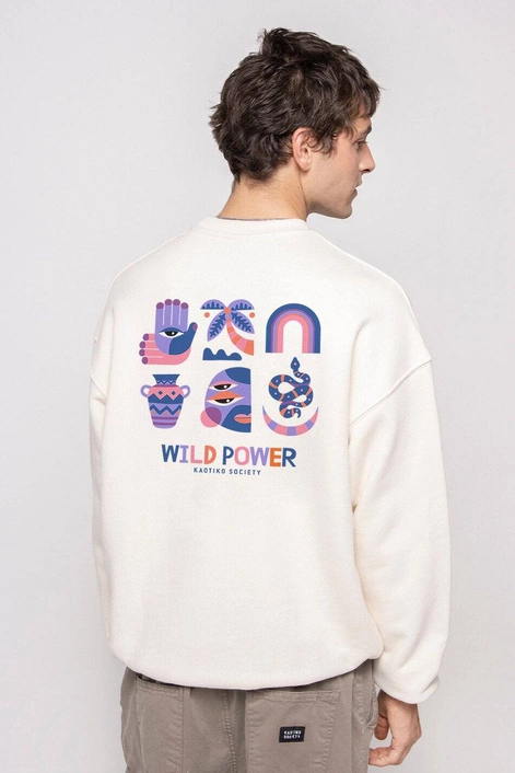 Kaotiko CREW WILD POWER ORGANIC COTTON