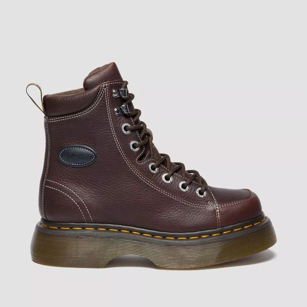 Dr. Martens жіночі черевики Buzz 8-Eye Grizzly темно-коричневі 42033200