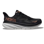 HOKA Clifton 9 жіночі кросівки для бігу Black / Rose Gold