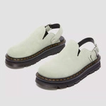Dr. Martens мюлі на платформі Zebzag Slingback замшеві зелені 31937300