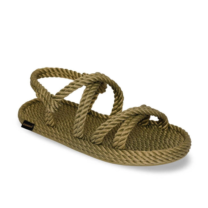 Bohonomad Tahiti Rope Sandal - Khaki