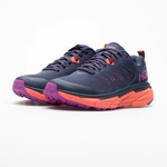 HOKA Challenger ATR 6 жіночі кросівки для трейлового бігу Black Iris / Hot Coral