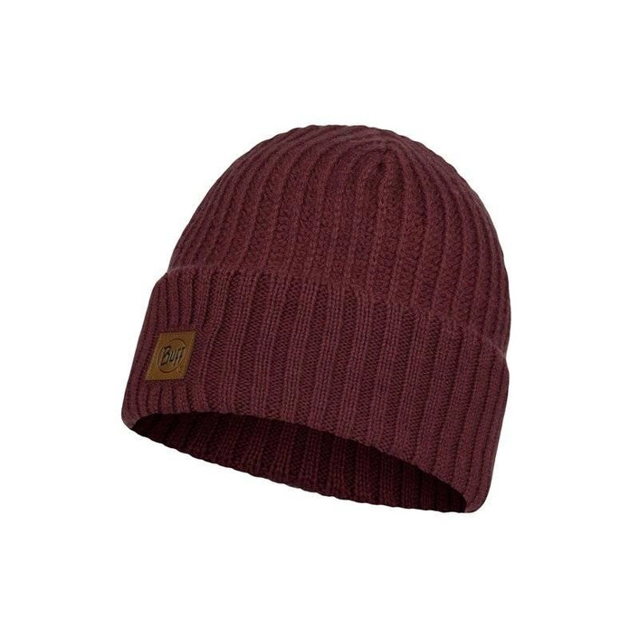 Buff Knitted Hat Rutger MAROON