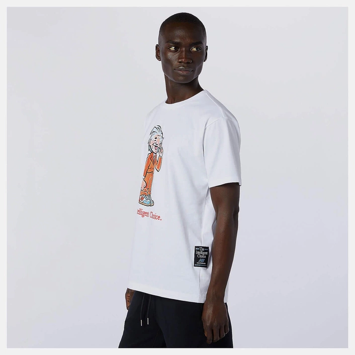 New Balance Athletics Levitzo Scientist Tee White