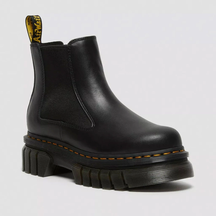 Dr. Martens Audrick Nappa Lux Leather Platform Chelsea Boots 27148001