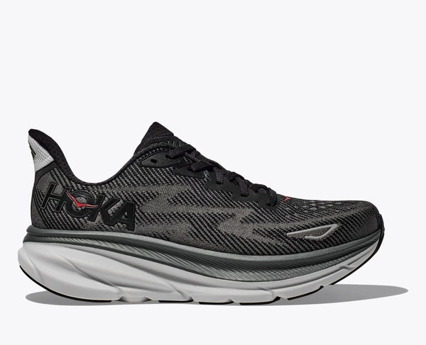 Hoka MEN'S CLIFTON 9 BLACK / OUTER ORBIT