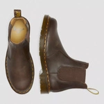 Dr. Martens челсі 2976 Yellow Stitch Crazy Horse темно-коричневі 27486201
