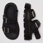 Dr. Martens сандалі на платформі Zebzag замшеві чорні жіночі 42689001