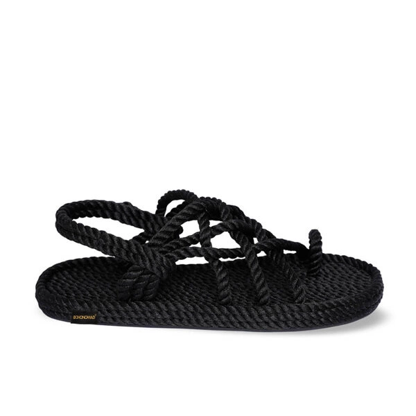 Bohonomad Cape Point Rope Sandal – Black