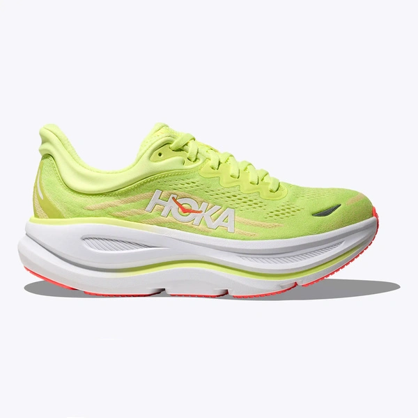 HOKA Bondi 9 жіночі кросівки для бігу Neon Yuzu / Sunlight
