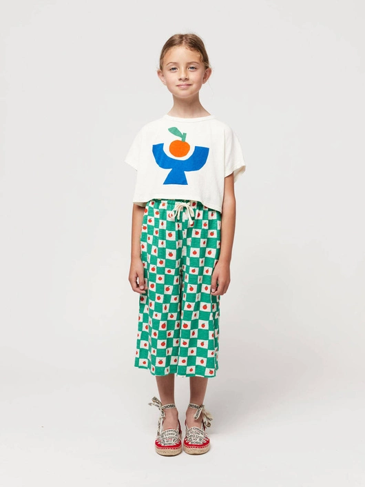 BOBO CHOSES TOMATO ALL OVER CULOTTE PANTS