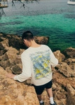 Чоловічий лонгслів Coalition CLTN LG SLEEVE2 – off white