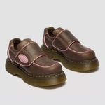 Dr. Martens жіночі туфлі на липучці Buzz Strap Wyoming темно-коричневі 42845200