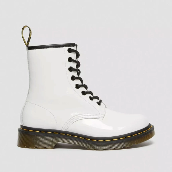 Dr. Martens жіночі черевики 1460 Patent Lamper лаковані білі 11821104