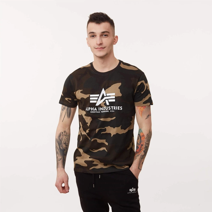 Alpha Industries Basic T-Shirt Camo WDL 65