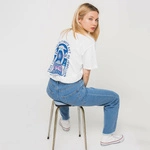 Kaotiko M/C WASHED TRUE LOVE WHITE T-SHIRT