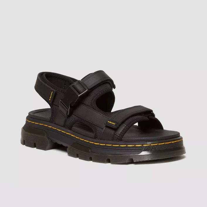 Dr. Martens сандалі Forster зі стрічок чорні 31560001