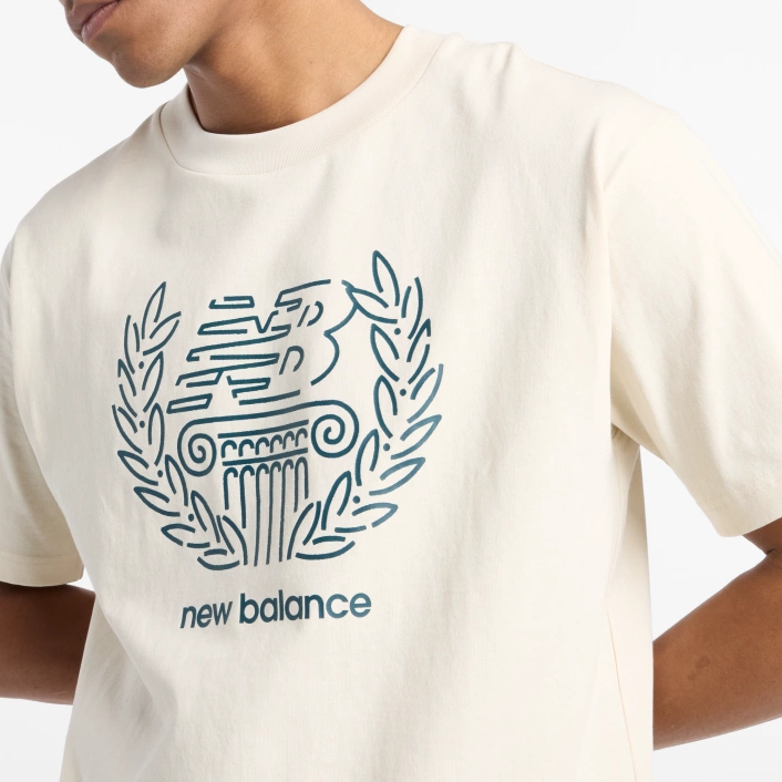 New Balance Чоловіча Бежева Футболка MT51974LIN