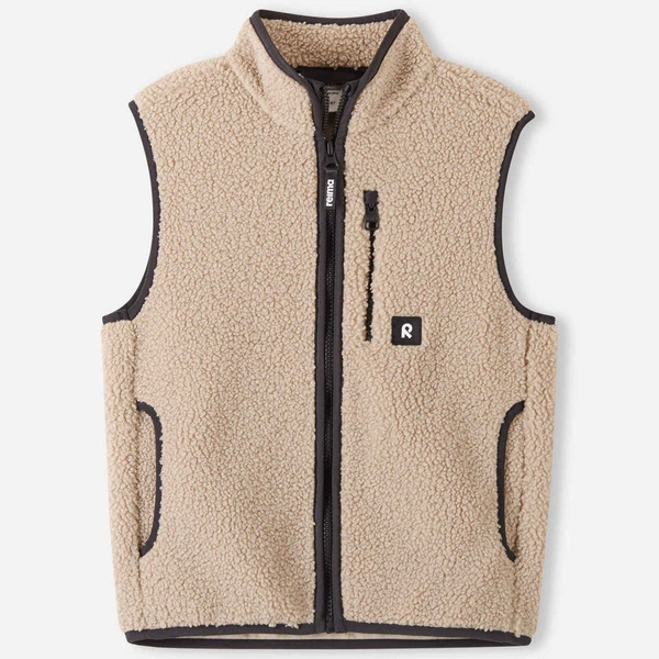 Reima Fleece vest Tupas Beige 5200497A0760