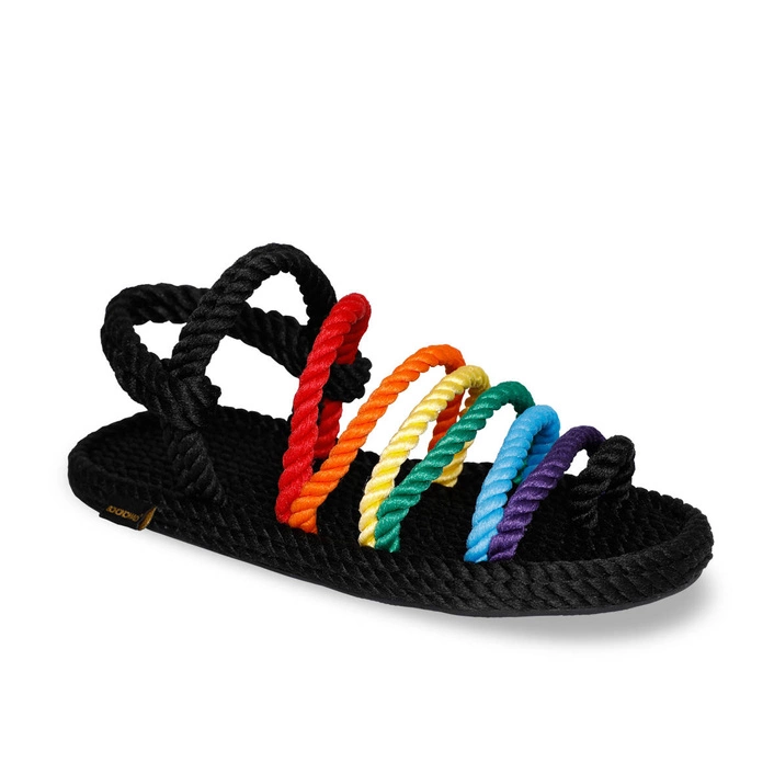 Bohonomad Havana Rope Sandal – Black/Multi