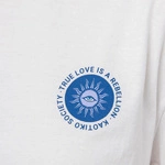 Kaotiko M/C WASHED TRUE LOVE WHITE T-SHIRT