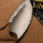 Dr. Martens зимові черевики без шнурків Zebzag Laceless утеплені нубукові світло-коричневі 42019200