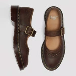 Dr. Martens туфлі Mary Jane Flower Crazy Horse темно-коричневі жіночі 42391200