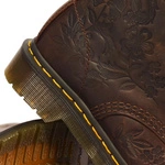 Dr. Martens жіночі черевики 1460 Pascal Deboss Floral Crazy Horse темно-коричневі 43276200