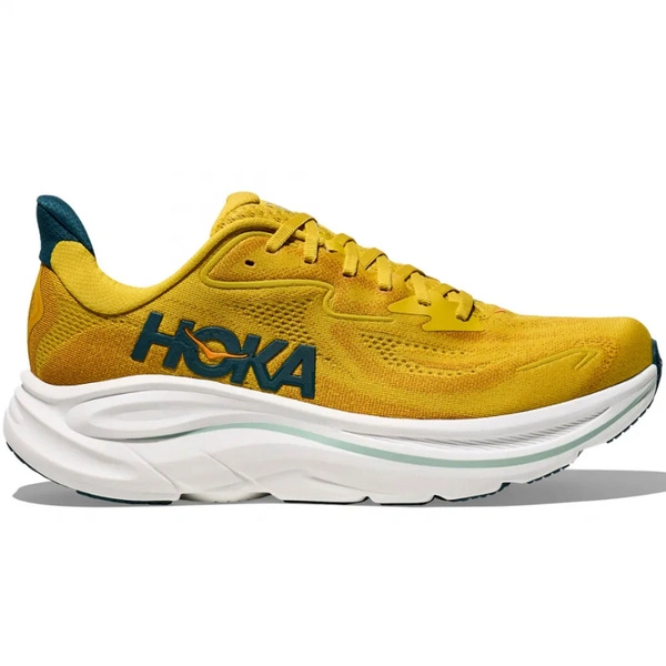 HOKA Clifton 10 чоловічі кросівки для бігу Yellow Gold / Tidal Wave