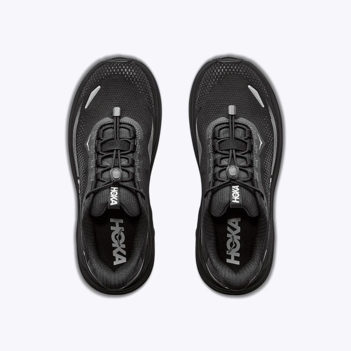 HOKA Clifton 11 GORE-TEX чоловічі водонепроникні кросівки для бігу Black/Black