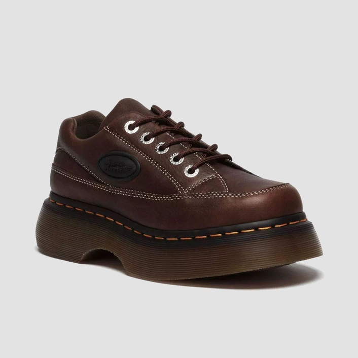 Dr. Martens жіночі туфлі Buzz 5-Eye Grizzly темно-коричневі 41129200