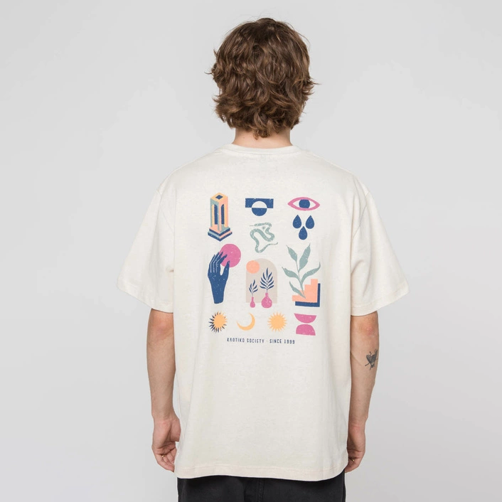 Kaotiko M/C MINIMAL ORGANIC COTTON T-SHIRT