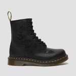Dr. Martens черевики 1460 Vonda Mono Floral з вишивкою чорні 24985001