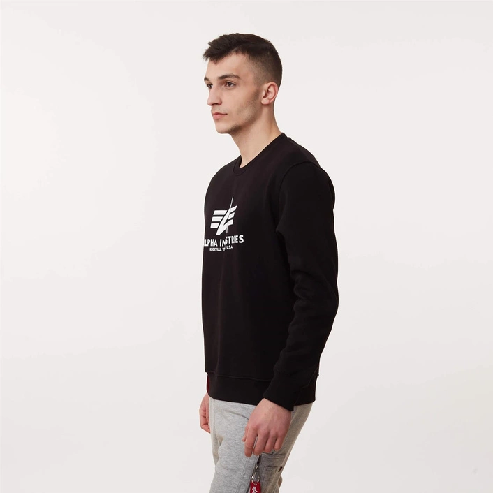 Alpha Industries BASIC SWEATER BLACK