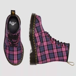 Dr. Martens жіночі черевики 1460 Tartan фіолетово-рожеві 41969650