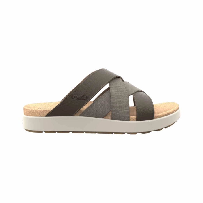 KEEN ELLE MIXED SLIDE BRINDLE/BIRCH