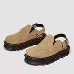 Dr. Martens мюлі на платформі Zebzag Slingback замшеві світло-коричневі 31737439